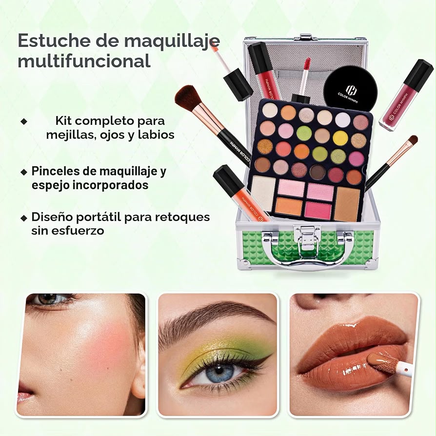 Kavcent Set de Maquillaje