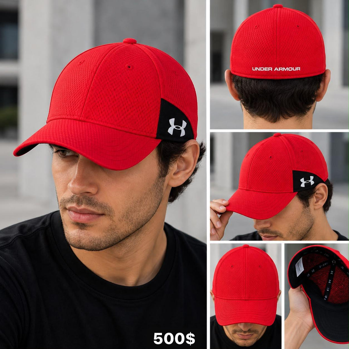 Gorra roja Under Armour