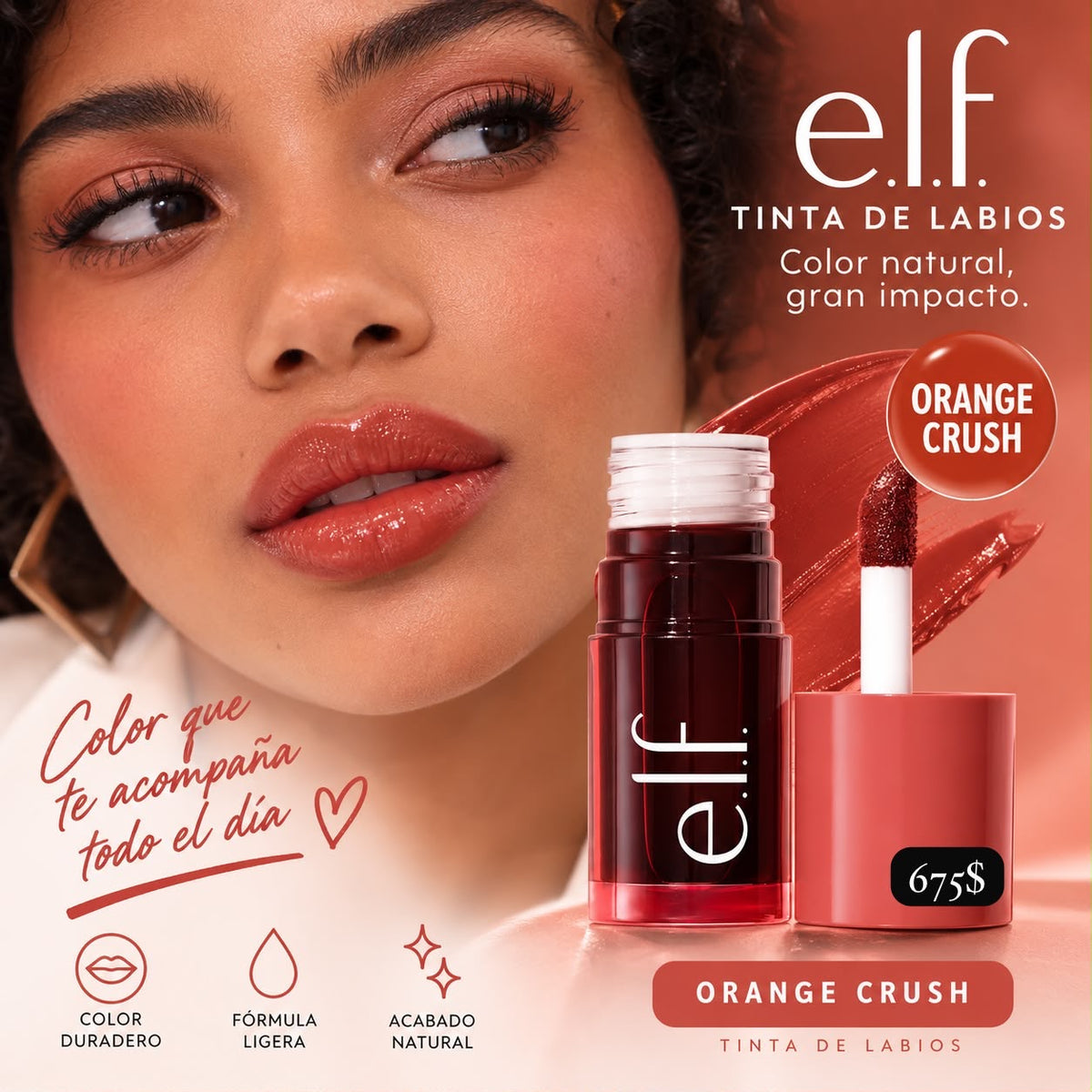 elf Lip Tint – Orange Crush - Tinta de Labios