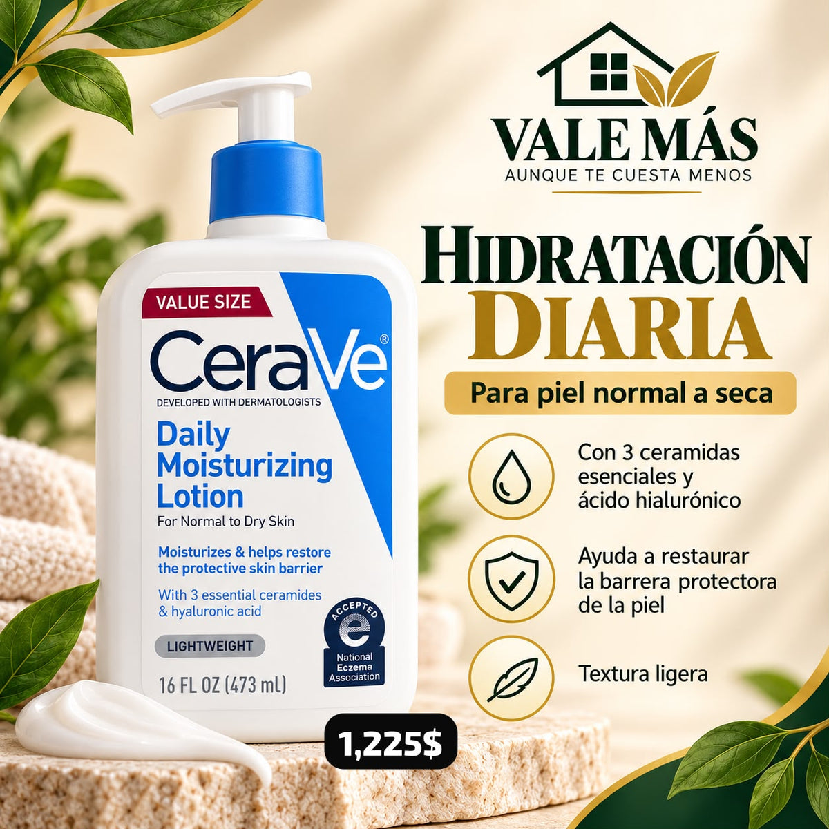 CeraVe Daily Moisturizing Lotion 16 oz