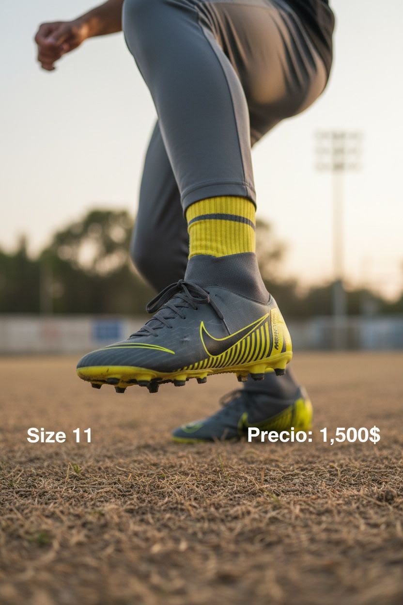 Tennis Nike Mercurial – Size 11 - PRELOVED - FUTBOL