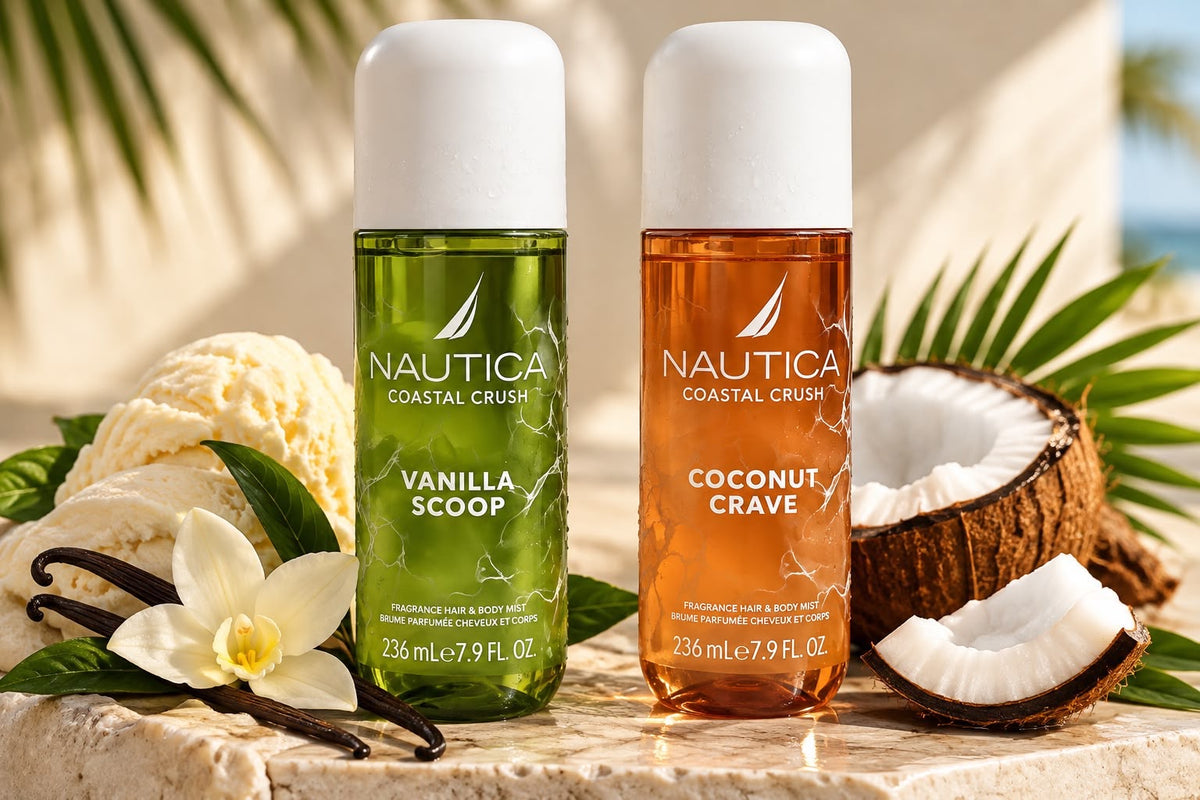 Nautica Coastal Crush Vanilla Scoop y Coconut Crave - Hair & Body Mist 236 ml