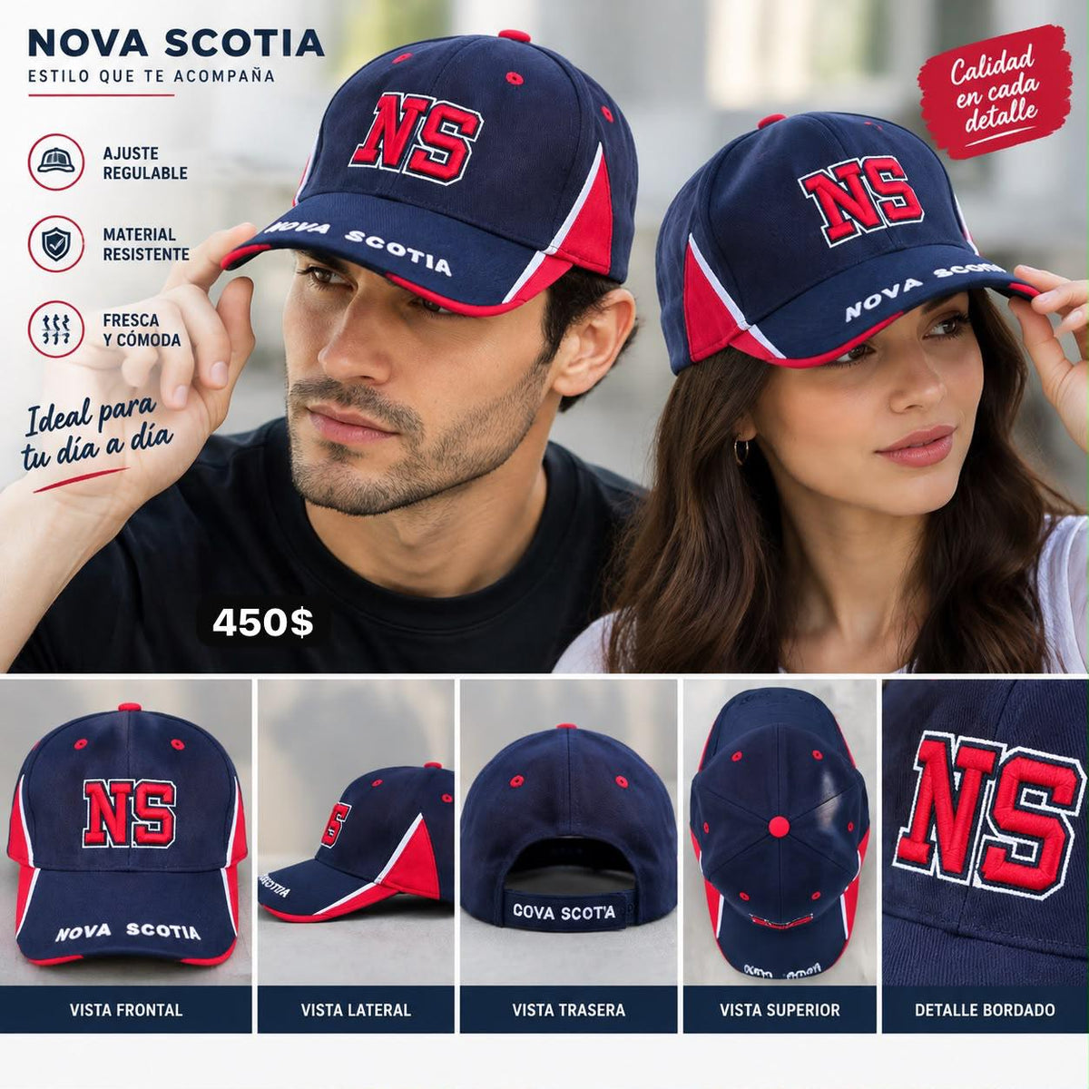 Gorra Nova Scotia azul marino