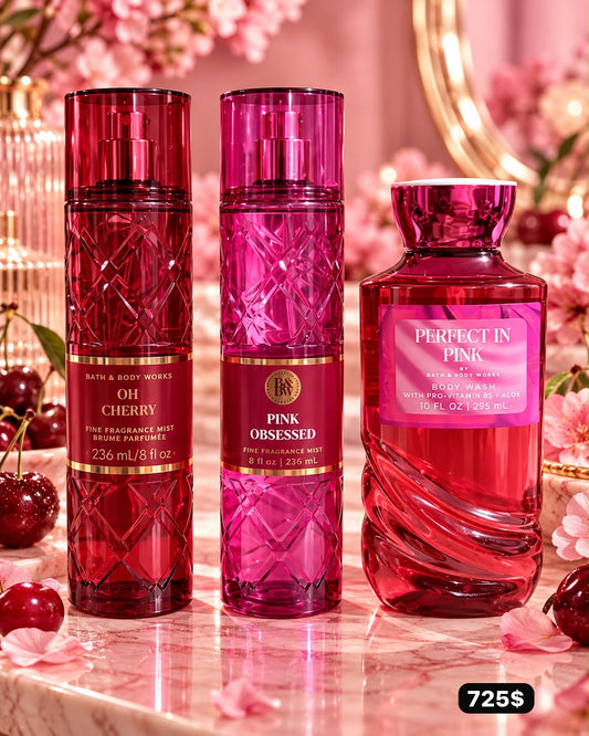 Bath & Body Works Oh Cherry Fine y Pink Obsessed