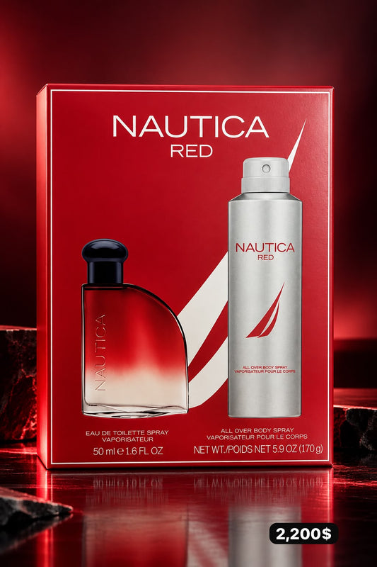 Nautica Red Set Eau de Toilette 50 ml + Body Spray