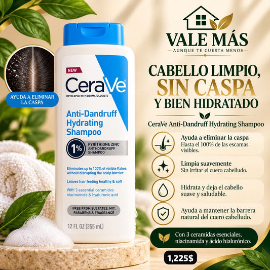CeraVe Anti-Dandruff Hydrating Shampoo