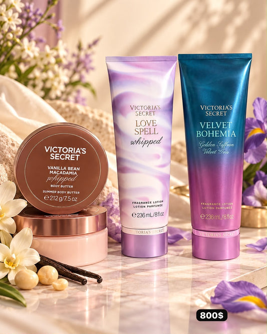 Victoria’s Secret Love Spell Whipped y Velvet Bohemia Fragrance Lotion - 236 ml