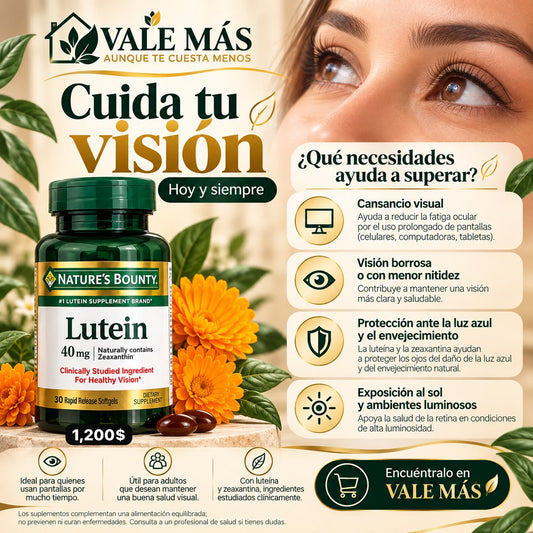 Nature's Bounty Lutein 40 mg – 30 softgels