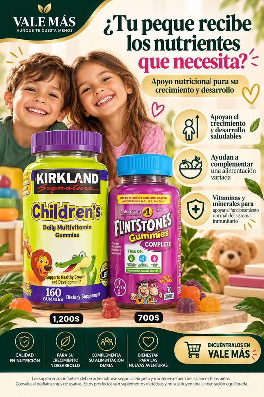 Kirkland Signature Children’s Daily Multivitamin Gummies – 160 Gomitas