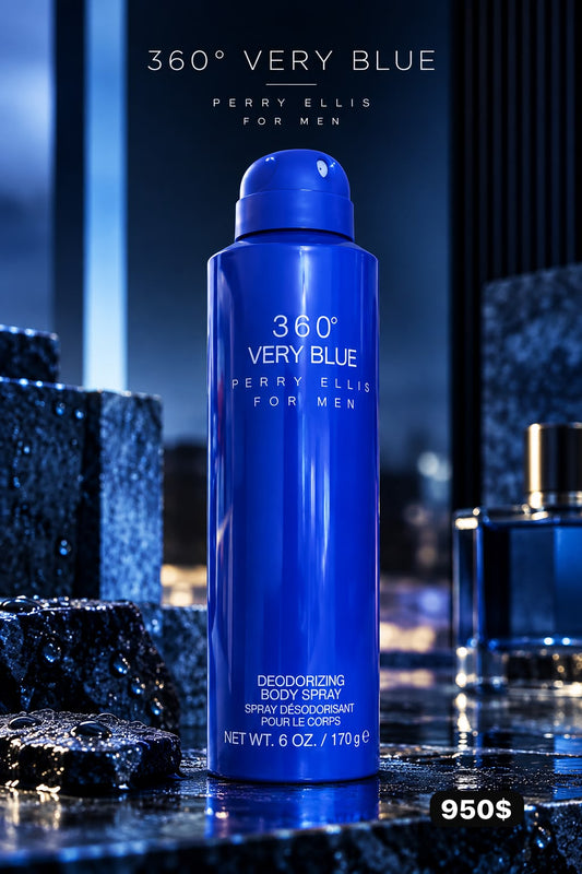 Perry Ellis 360° Very Blue Body Spray para Hombre