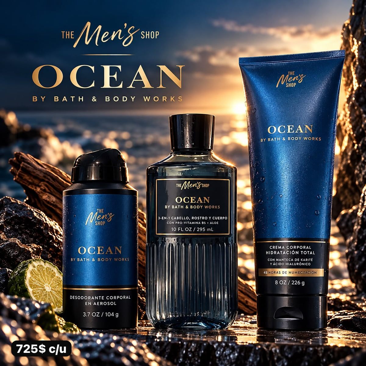 The Men's Shop Ocean Body Spray