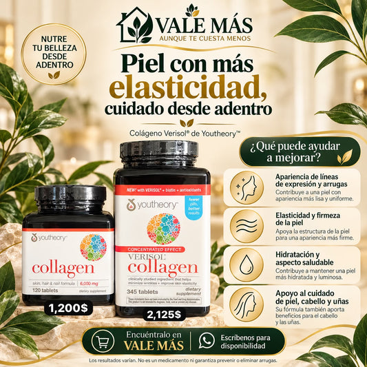 Youtheory Verisol Collagen – 345 Tabletas
