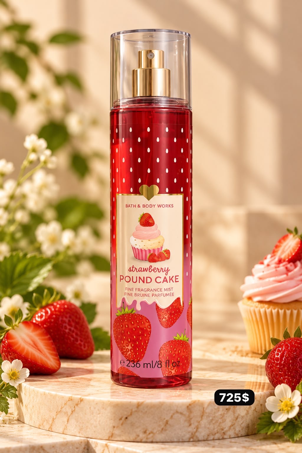 Strawberry Pound Cake Fine Fragrance Mist 236 ml