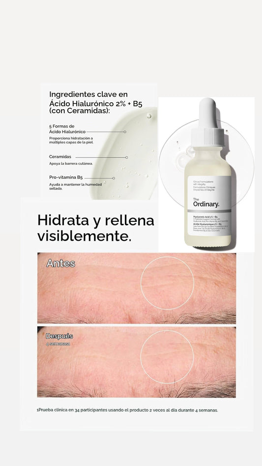 The Ordinary Hyaluronic Acid 2% + B5 (con Ceramidas)