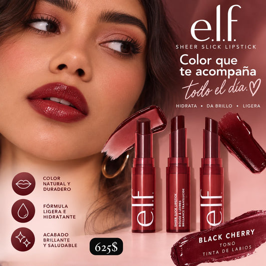 e.l.f. Sheer Slick Lipstick – Black Cherry