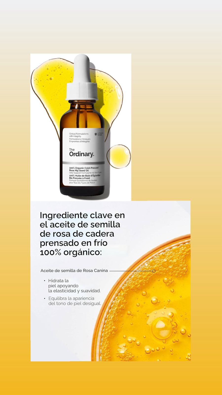 The Ordinary 100% Organic Cold-Pressed Rose Hip Seed Oil
