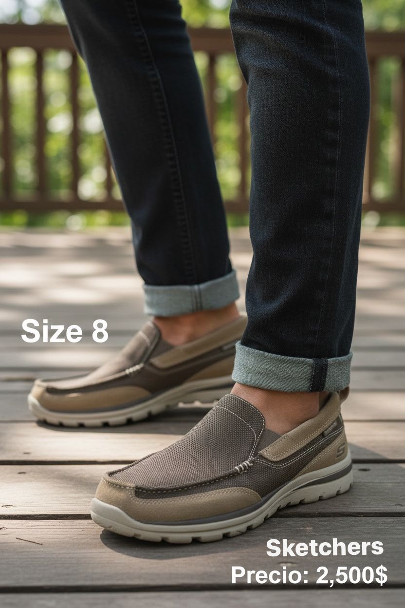 Calzado Skechers casual – Size 8  - PRELOVED